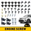 50 Pcs Underbody Shield Clips Mudguard Fasteners Kit