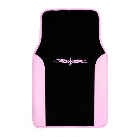 Car Floor Mats 2 Tone Pink Black Tattoo Design 4 Piece 2 | PricZone