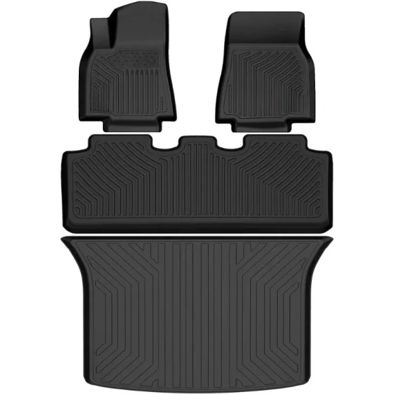 Tesla Model Y 5 Seat Floor Mats Cargo Liner 2 | PricZone