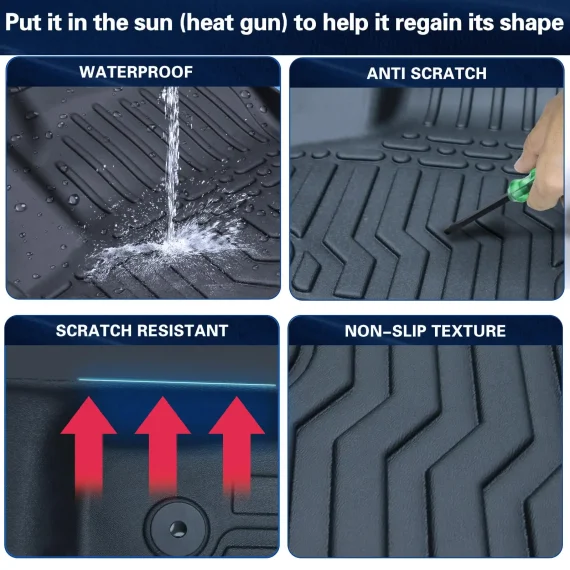 All Weather Floor Mats for Chevrolet Equinox GMC Terrain 5 | PricZone