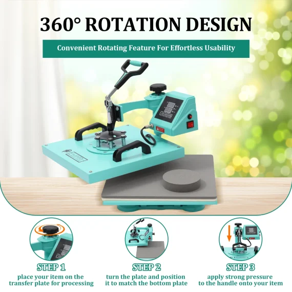 8 in 1 Heat Press Machine Sublimation Multifunction 6 | PricZone