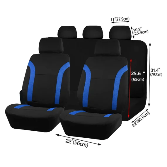 Universal Size Air Mesh Car Seat Covers for SUVs Car 6 | PricZone