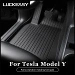 LUCKEASY Tesla Model Y Floor Mats TPE Waterproof 1 | PricZone