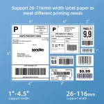 Vretti Bluetooth Wireless Thermal Label Printer 4x6 6 | PricZone