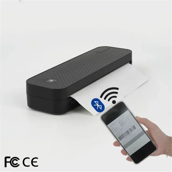 Portable A4 Inkless Thermal Printer Bluetooth Enabled 1 | PricZone