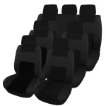 Auto 3 Row Car Seat Covers for SUV VAN Truck Black 1 | PricZone