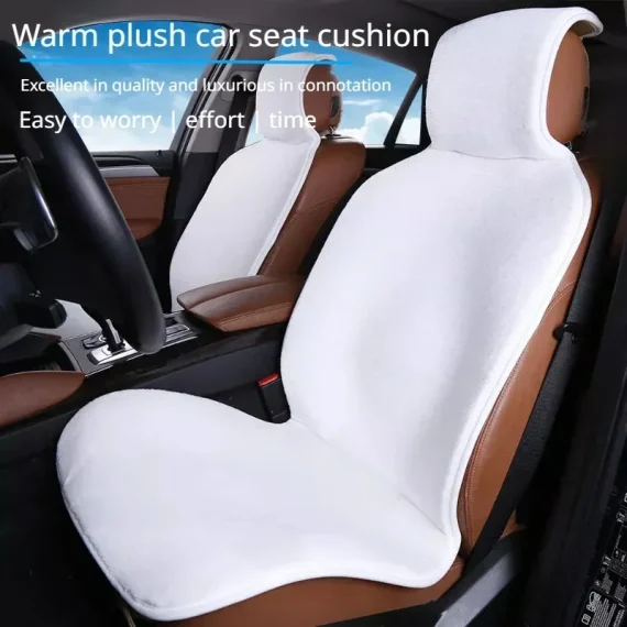 142 x 56cm Faux Fur Car Seat Cover Winter Universal 1 | PricZone