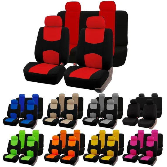 Universal Car Seat Covers Full Set Breathable Protection 1 | PricZone