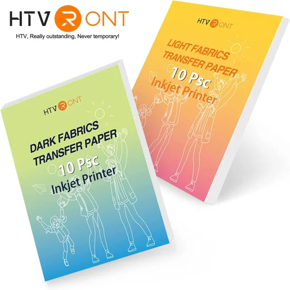 HTVRONT 20pcs Fabric Heat Transfer Paper 85x11 Inch 1 | PricZone