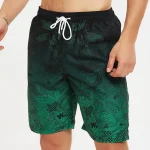 Large Size Mens Gradient Beach Yoga Shorts 4 | PricZone