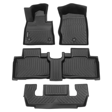 Car Floor Mats for Ford Explorer 2020-2023 6 Passenger 1