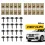 40 PCS Car Fastener Clip Kit for Bumper and Fender