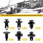 190 PCS Car Fastener Clip Kit Bumper Fender Rivet Set 2 | PricZone