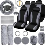 Universal Plush Steering Wheel Cover Kit 5 | PricZone