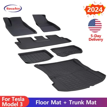 Tesla Model 3 All Weather Floor Mats 6PCS Set 1 | PricZone