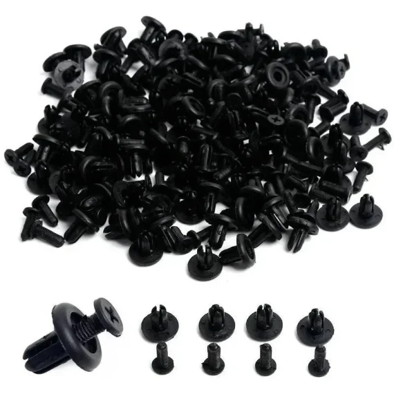 Universal Car Fasteners Kit Clips Rivets Screws 2 | PricZone