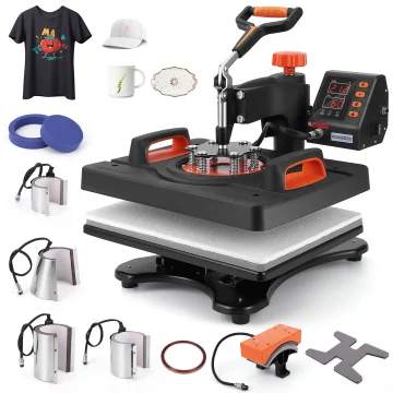 9-in-1 Heat Press Machine Combo for Tumbler and Tshirts 1