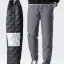 Winter Down Pants 90% White Duck Thermal Trousers