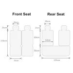 Universal 5 Seat PU Leather Car Seat Covers Full Set 6 | PricZone