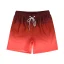 Gradient Colored Drawstring Quick-Dry Beach Shorts