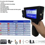 Handheld Thermal Inkjet Printer 127mm Portable QR Label 5 | PricZone