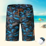 Quick Dry Plus Size Camouflage Beach Shorts for Men 6 | PricZone