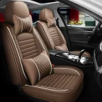 Jeep 5 Seat PU Leather Car Seat Covers Full Set 4 | PricZone