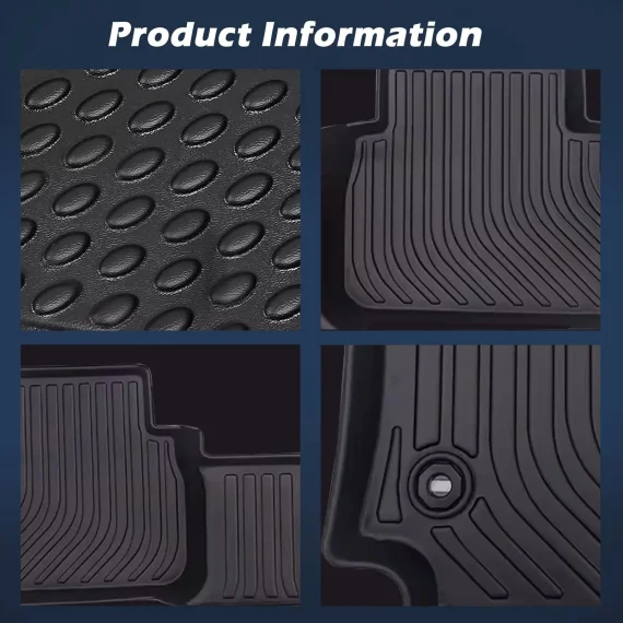 All Weather Floor Mats for Chevrolet Equinox GMC Terrain 3 | PricZone