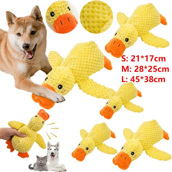 Dog Calming Plush Duck Toy with Quacking Sound 1 | PricZone