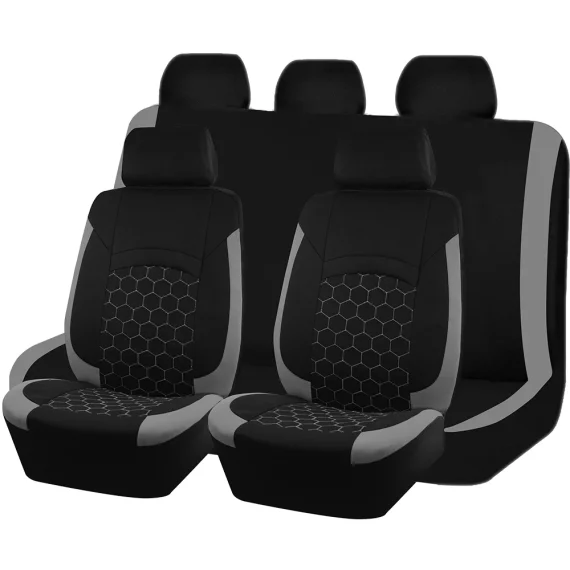 Football Pattern Universal Car Seat Cover Airbag Compatible 1 | PricZone