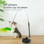 Feather Bird Interactive Cat Toy with Suction Cup 3 | PricZone