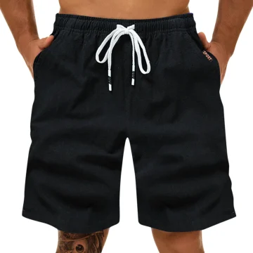 Summer Cotton Cargo Shorts Straight-Leg Loose 2