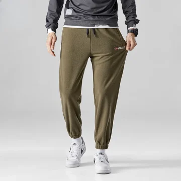 Wool Sweatpants Thick Double-Sided Fleece Joggers 2