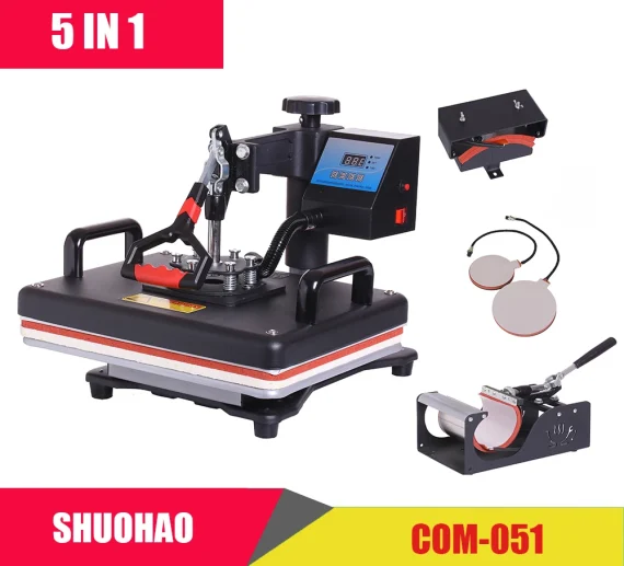 Affordable 5 in 1 Combo Heat Press for Sublimation Printing 1 | PricZone