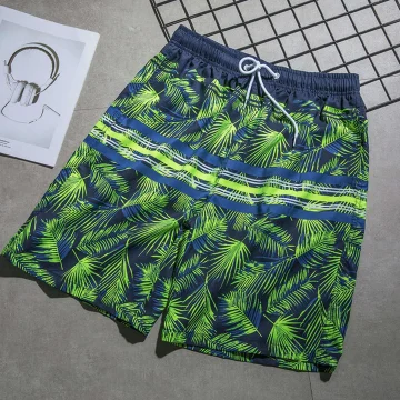 Long Swimming Trunks Casual Beach Shorts 1