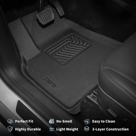 OEDRO Floor Mats for Tesla Model Y 2020 2024 All Weather 3 | PricZone