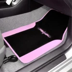 Car Floor Mats 2 Tone Pink Black Tattoo Design 4 Piece 4 | PricZone