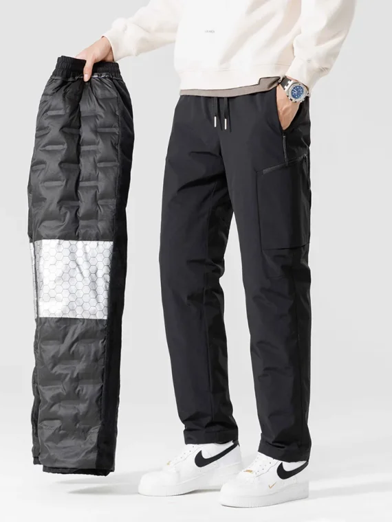 Winter Down Pants 90 White Duck Thermal Trousers 4 | PricZone