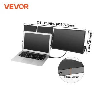 VEVOR 14 Inch 185 Inch 1080P Dual Swivel Monitor 1 | PricZone