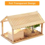 US 24 Inch Transparent Hamster Cage Pet Habitat 4 | PricZone