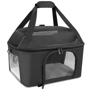 Breathable Mesh Pet Travel Backpack for Small Dogs 1