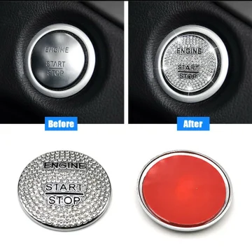 Bling Engine Start Stop Button Cover for Mercedes Benz 1 | PricZone