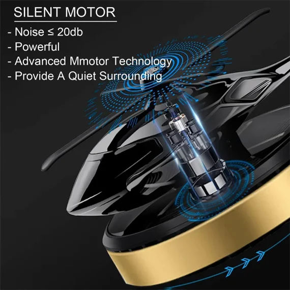 Solar Rotating Helicopter Car Perfume Accessories 4 | PricZone