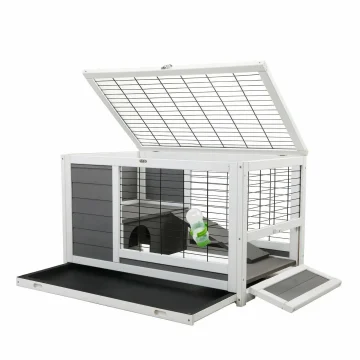 US Rabbit Hutch Small Animal House Habitat 1