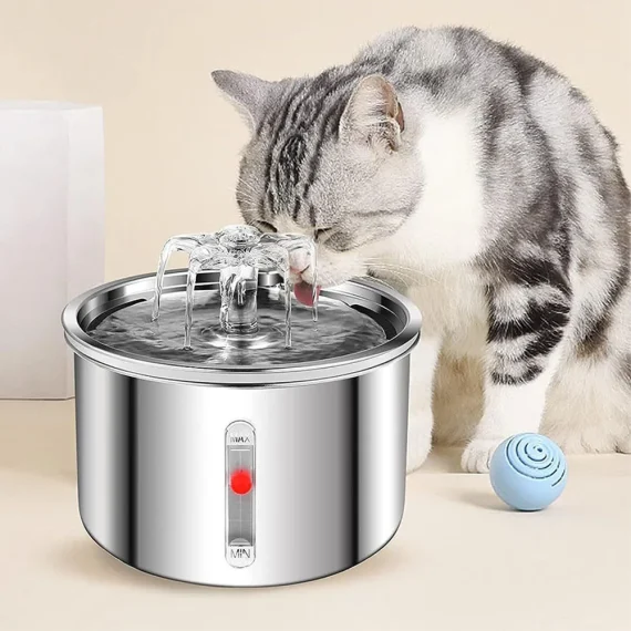 2L Stainless Steel Automatic Pet Water Fountain 2 | PricZone