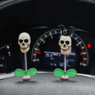 Hallowmas Funny Skeleton Bobblehead Doll for Cars 1