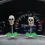 Hallowmas Funny Skeleton Bobblehead Doll for Cars