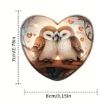 Owl Car Mirror Charm Valentine Gift for Loved Ones 6 | PricZone