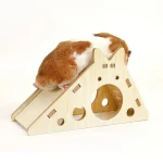 Hamster Wooden Hideout Cage Habitat for Small Pets 5 | PricZone