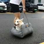 Portable Semi Closed Dog Cat Travel Seat Bed 3 | PricZone